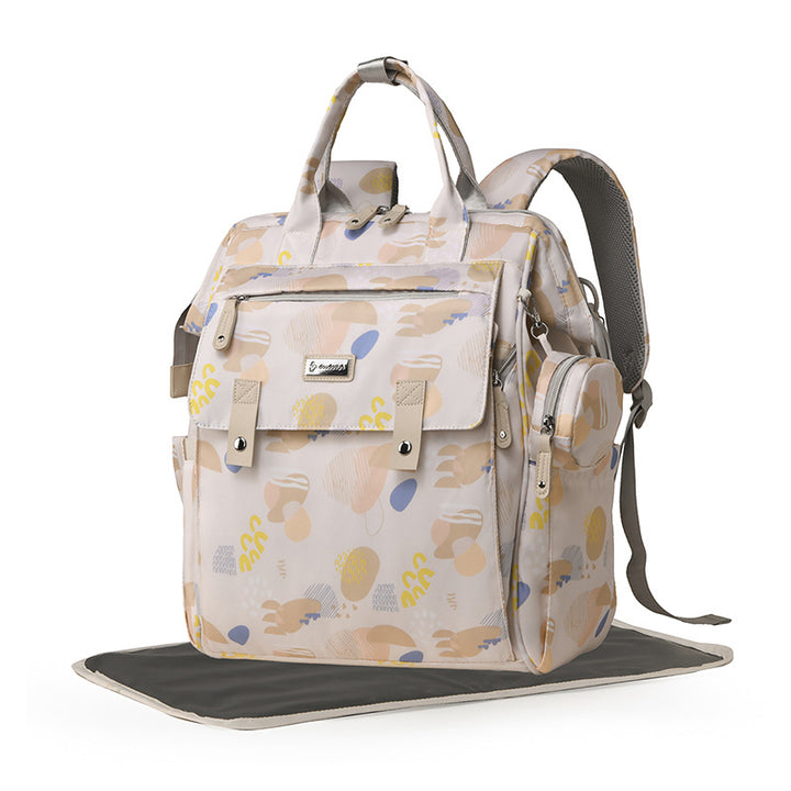 Vielseitiger multifunktionaler Wickel- und Reise-Rucksack Karnz