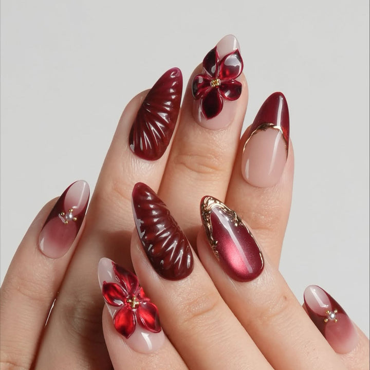 Elegante Press-On-Nagelspitzen Karnz