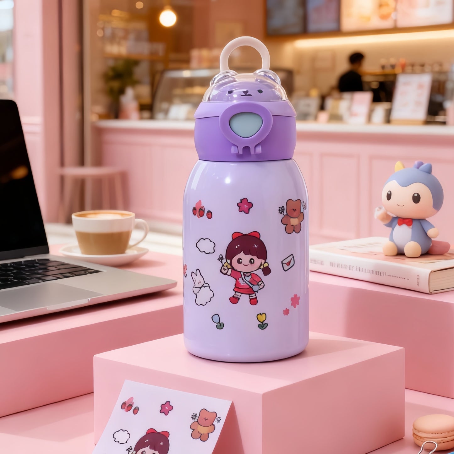Damen Trinkflasche mit einzigartigem Astronauten-Design Karnz