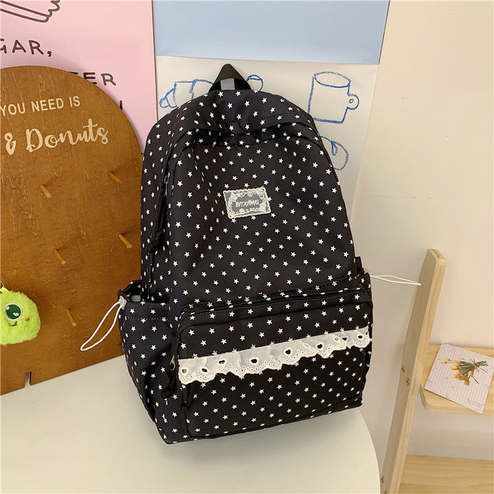 Sternmuster Schulrucksack