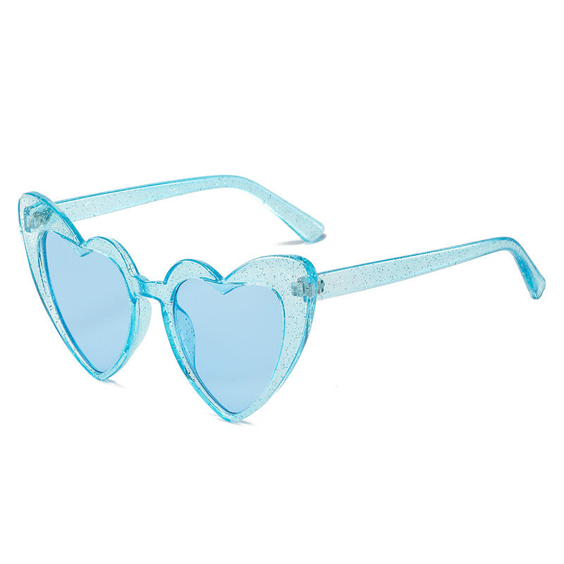Herzförmige Mode-Sonnenbrille Karnz