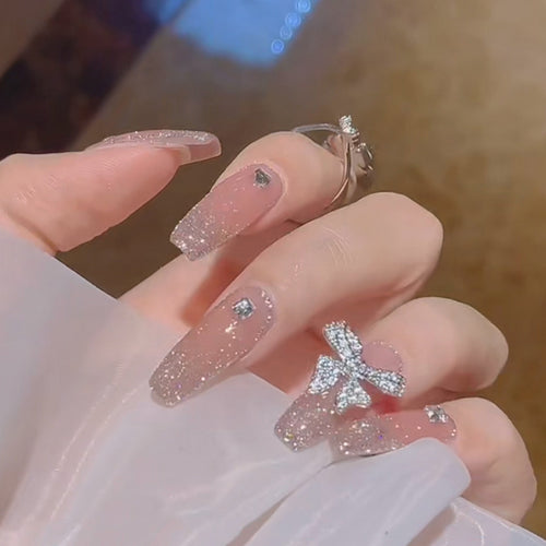 Glitzernde Press-On Nail Tips Karnz