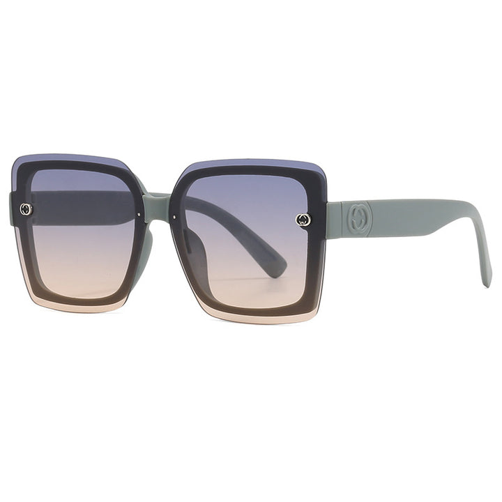 Damen oversized quadratische Sonnenbrille mit elegantem Rahmen Karnz