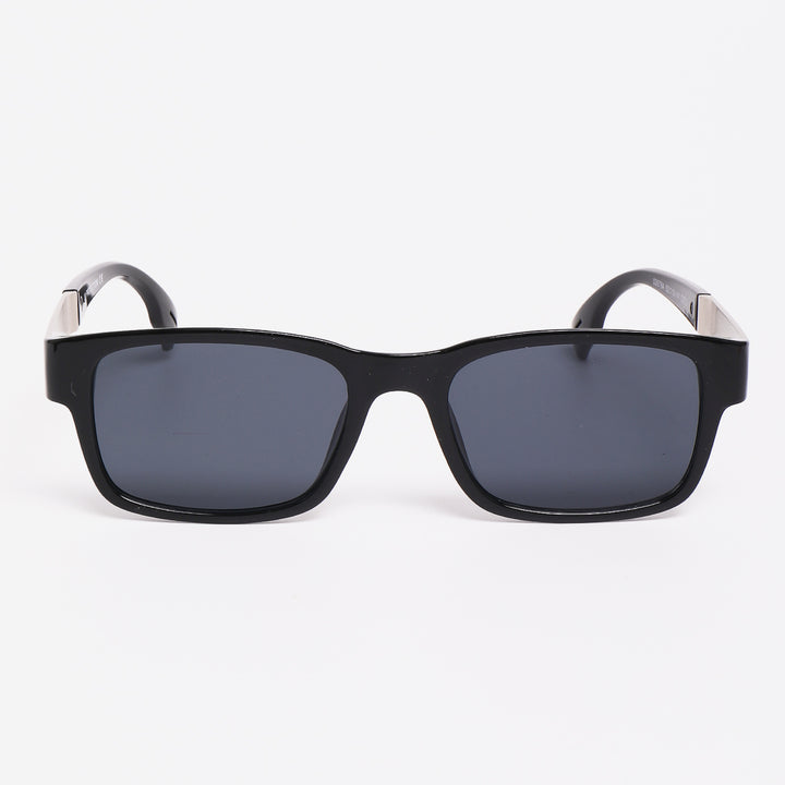 Damen modische Sonnenbrille mit geschwärztem Rahmen und polarisierenden Gläsern Karnz