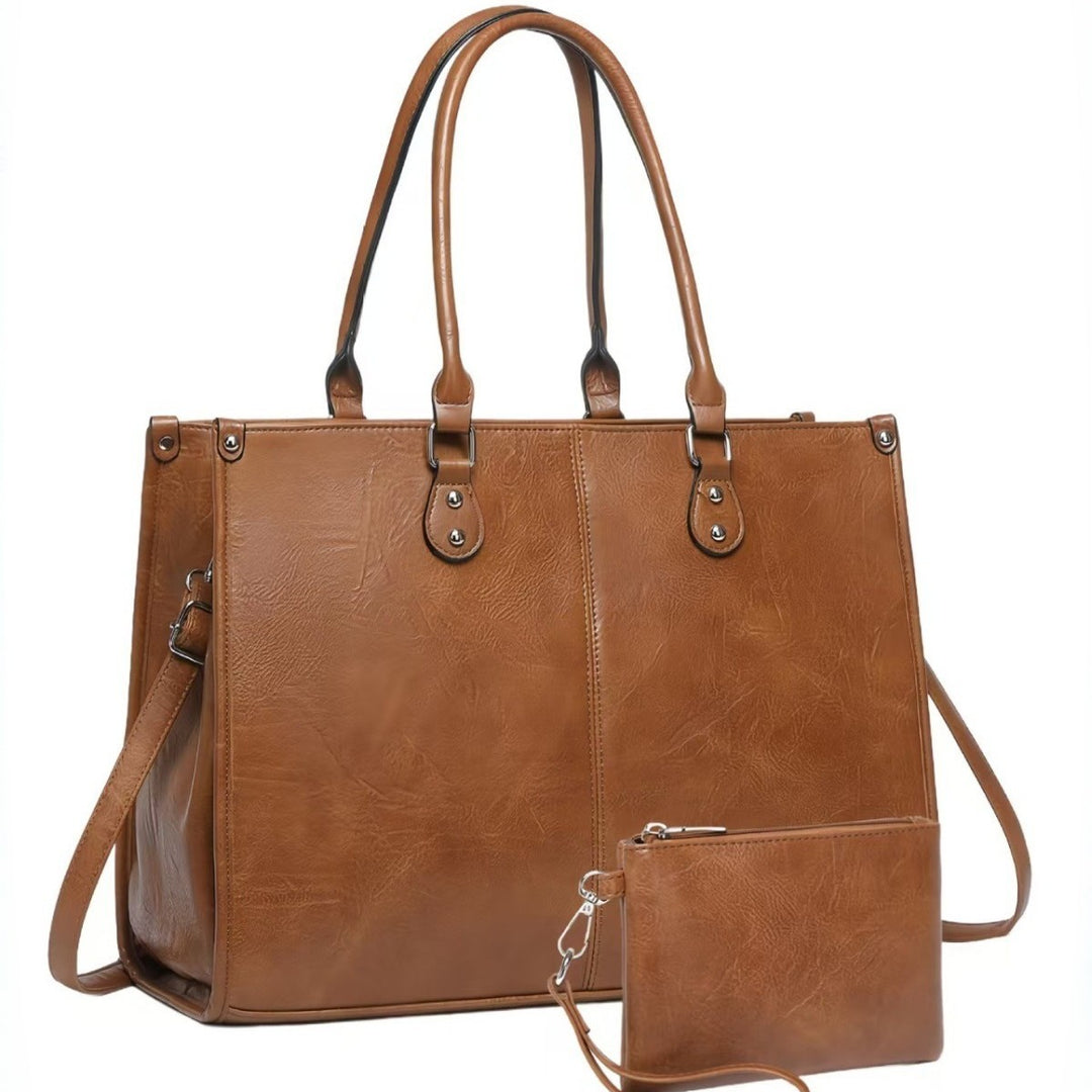 Elegante Handtasche mit Abnehmbarem Kartenetui Karnz