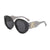 Damen moderne Sonnenbrille im auffälligen oversized Design Karnz