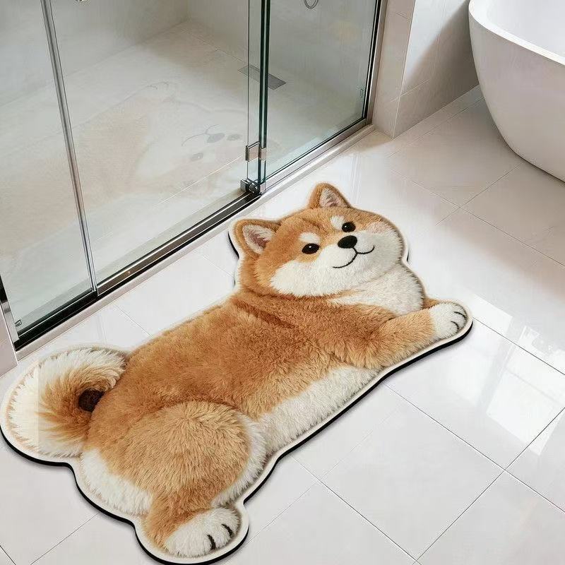 Corgi-förmige Badematte