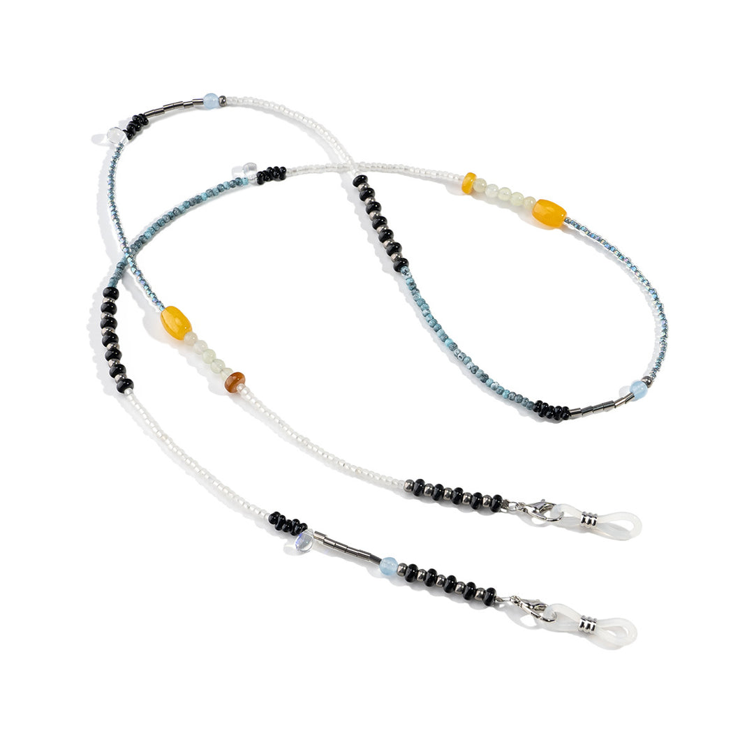 Handgefertigte Perlen-Brillenhalter-Kette Karnz
