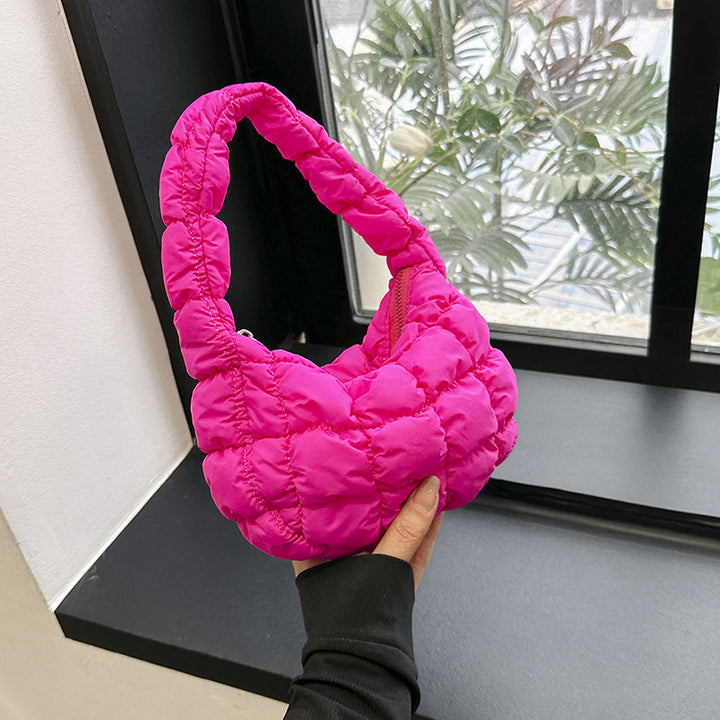 Gepolsterte Puffer-Handtasche