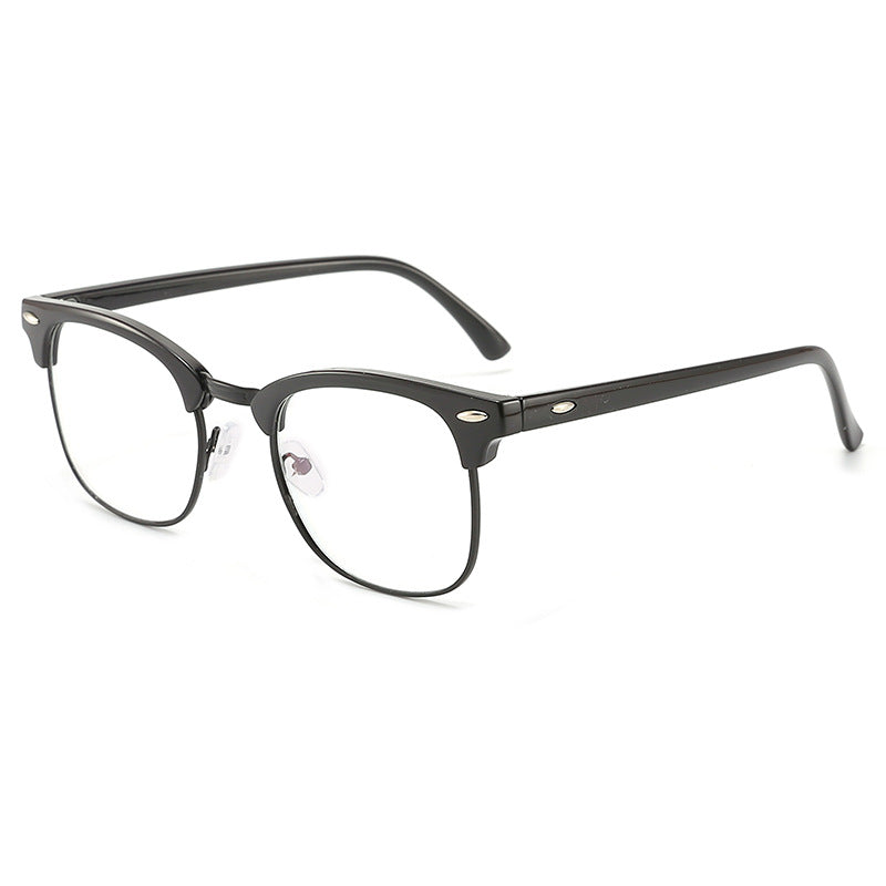 Damen modische Retro-Sonnenbrille mit metallischem Rahmen Karnz