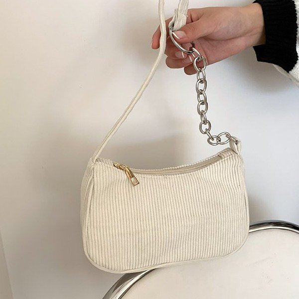 Modische Cord Handtasche Karnz