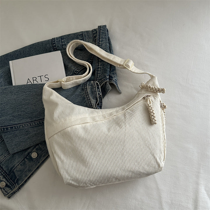Umweltfreundliche gerippte Crossbody-Tasche Karnz