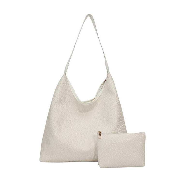 Elegante strukturiert Leder Hobo Handtasche Karnz