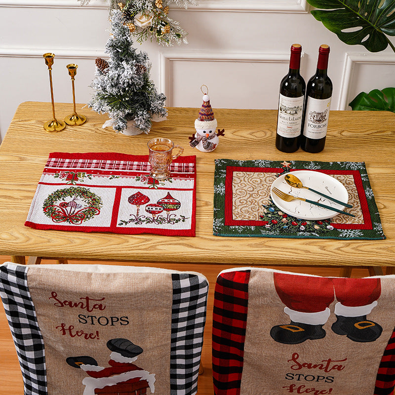 Festliche Tischdecke mit Weihnachtsmotiven Karnz