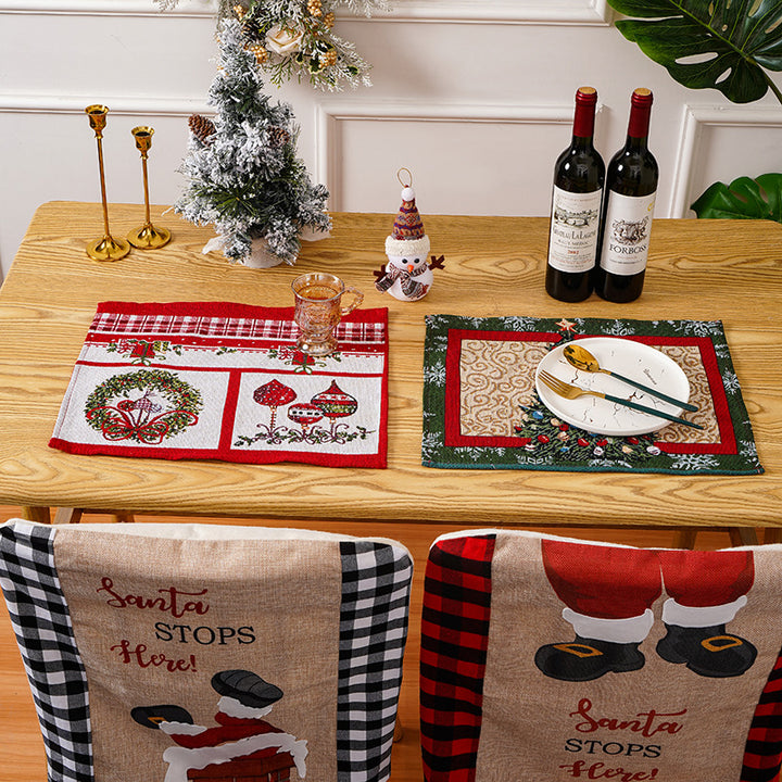 Festliche Tischdecke mit Weihnachtsmotiven Karnz