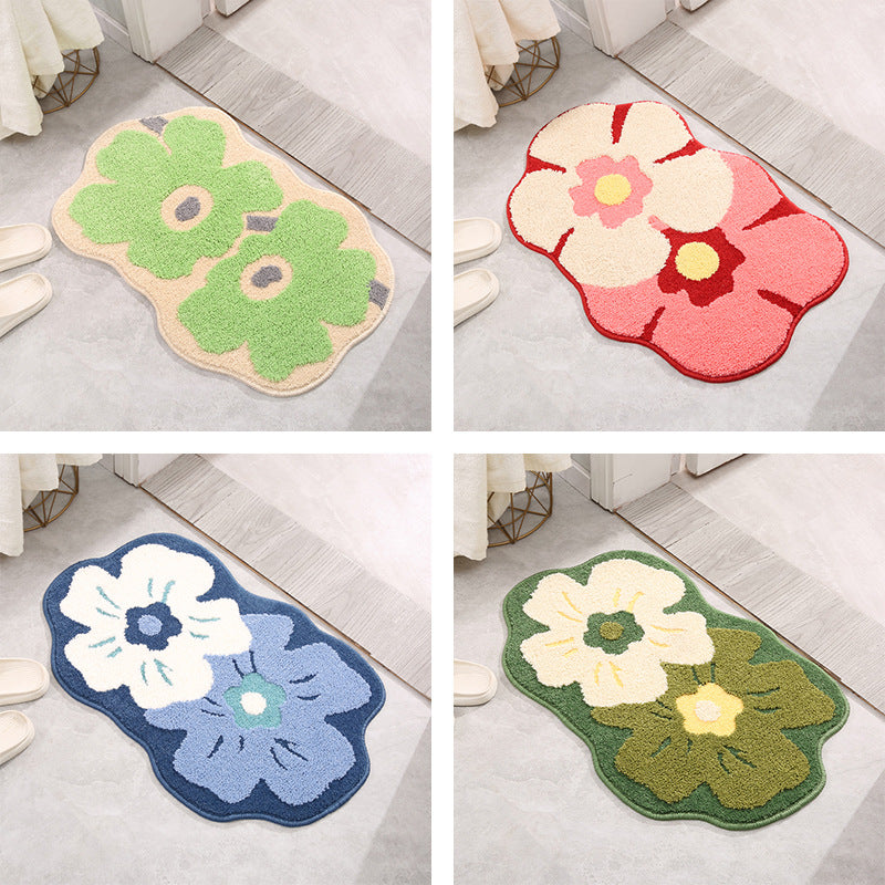 Blumenförmige Badematte für das Badezimmer