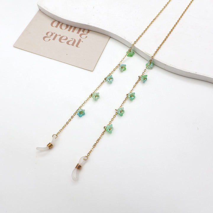 Blumenverziertes Brillenband Karnz