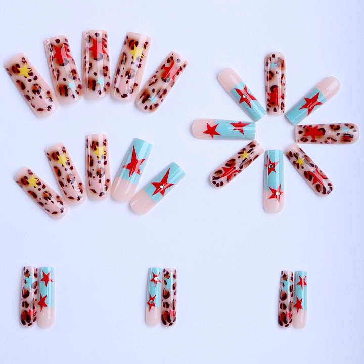 Kreative Tierdruck Nagelkunst Karnz