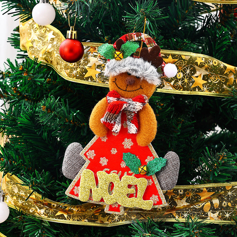 Dekorative Weihnachtsfigur in Schneemann-Design Karnz