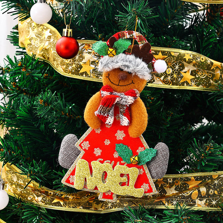 Dekorative Weihnachtsfigur in Schneemann-Design Karnz