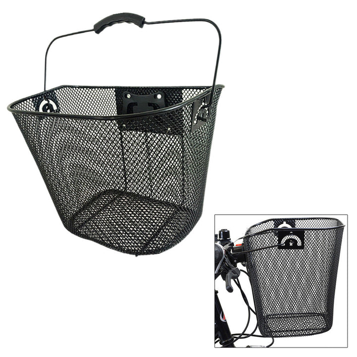 Vorderer Schnellverschluss-Mesh-Fahrradkorb mit verriegelbarer Lenkerhalterung Karnz