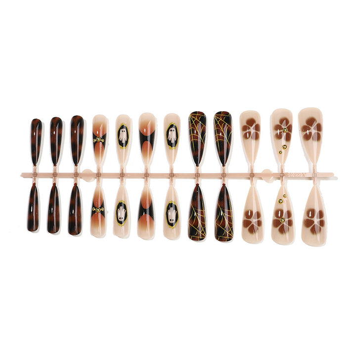 Artistische Stiletto Press-On Nagelkunst Karnz
