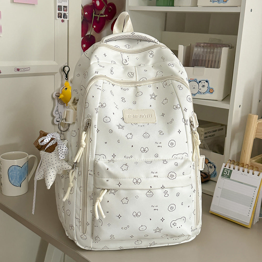 Verspielter Illustrierter Rucksack Karnz