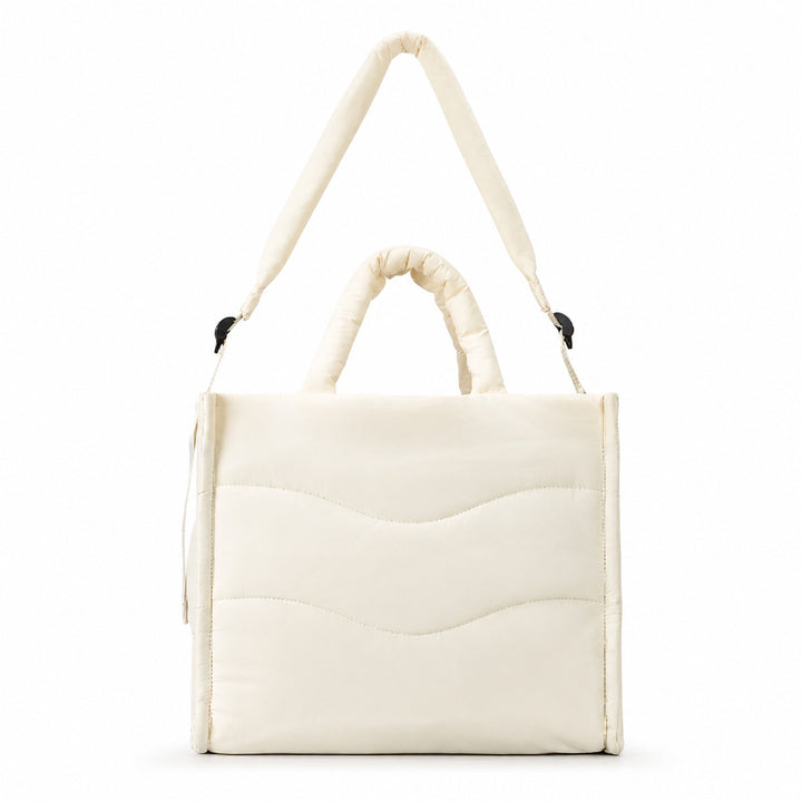 Strukturiert gestepptes Tote Bag