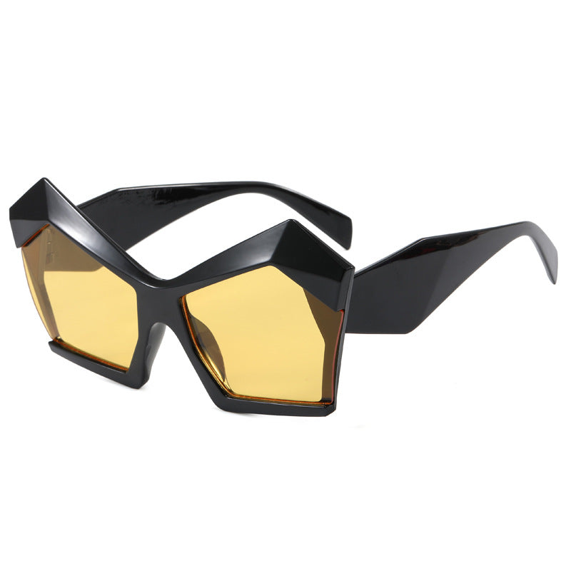 Damen geometrische Designerbrille Karnz