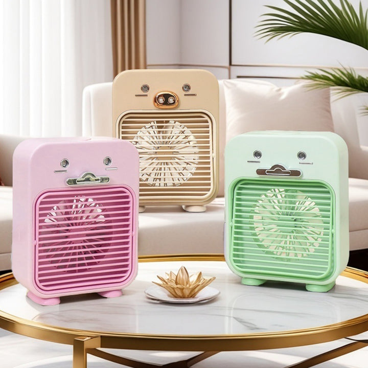 Damen Tragbarer USB Tischventilator mit verspieltem Design Karnz