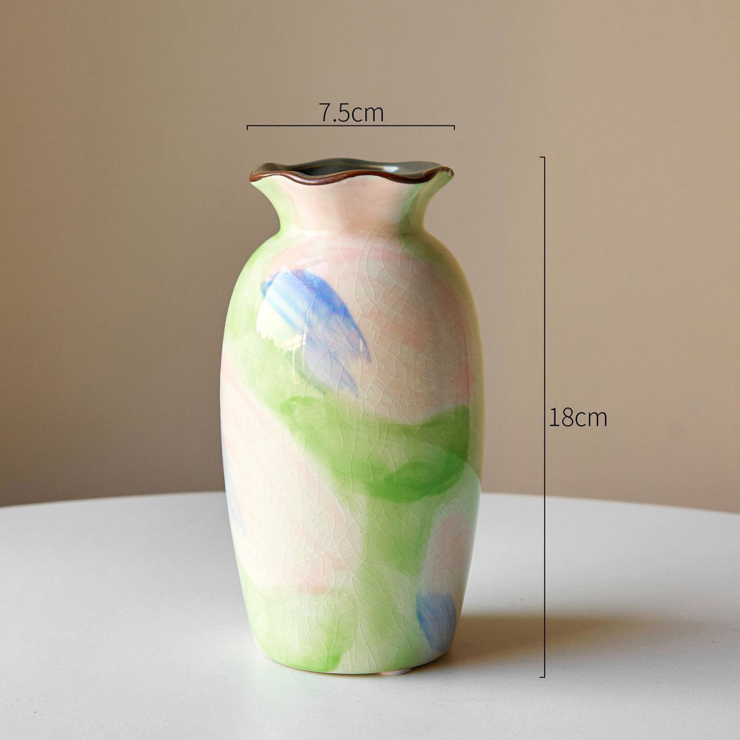 Künstlerische Keramik-Blumenvase