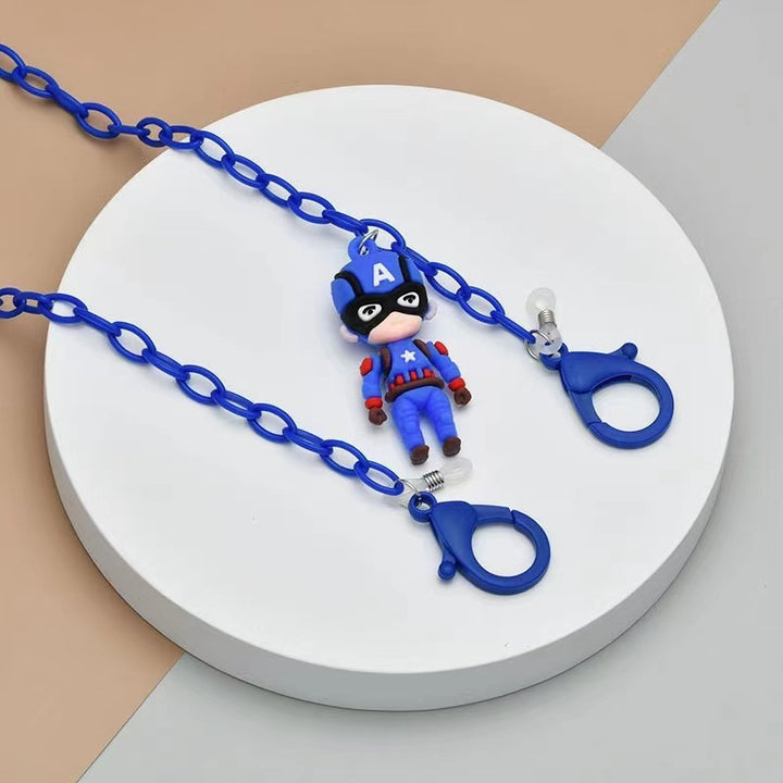 Verspielte Brillenhalterkette mit Figurenanhänger Karnz
