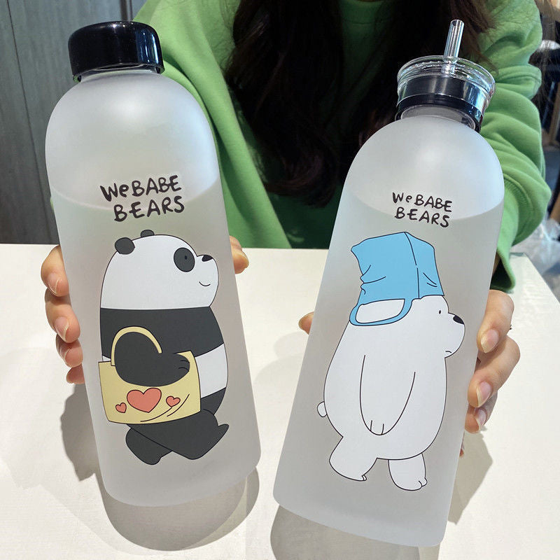 Damen kreative Trinkflasche mit verspieltem Pandadesign Karnz