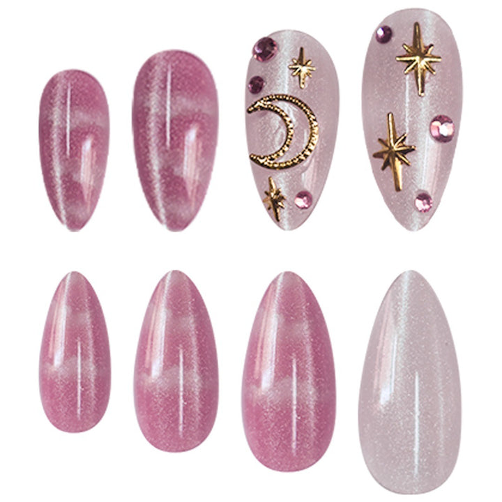 Himmlische Themen Press-On Nagelkunst Karnz
