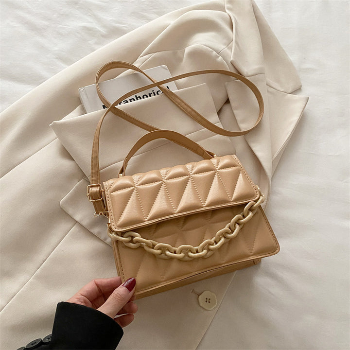 Gepolsterte Mini Satchel Handtasche Karnz