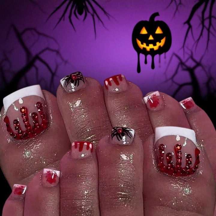 Halloween-Themen Dekorative Nagelkunst Set Karnz