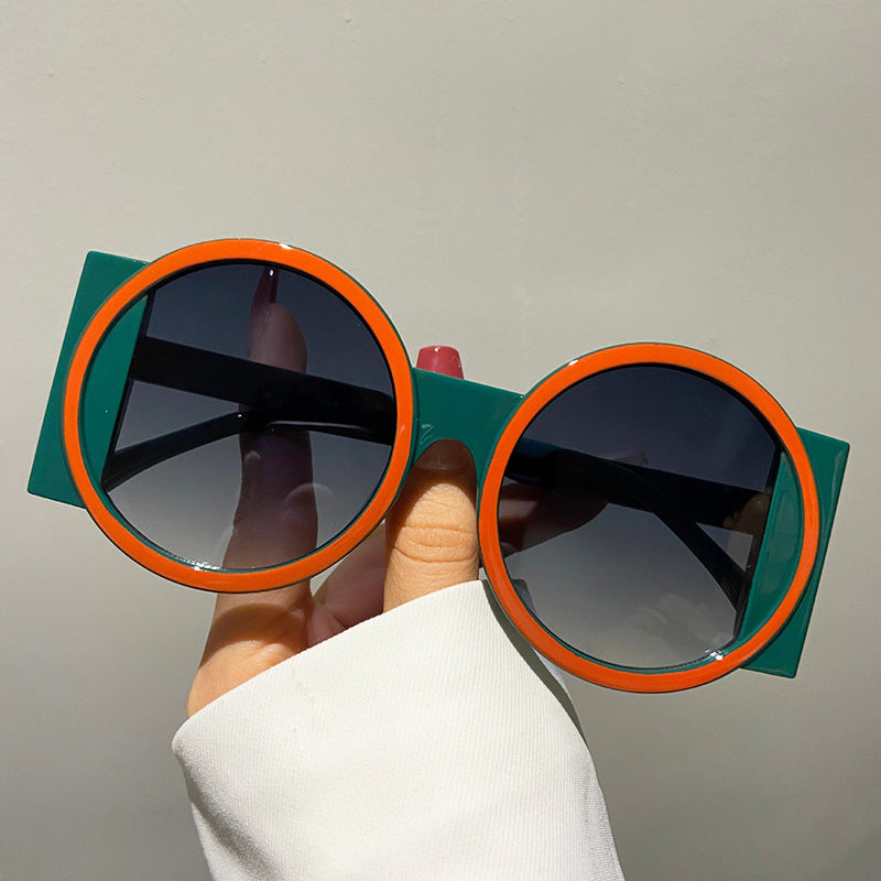 Damen oversized Sonnenbrille mit eckigem Rahmen und UV-Schutz Karnz