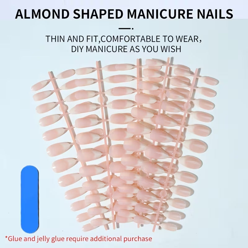 Premium langlebige mandelförmige Nagelspitzen Karnz