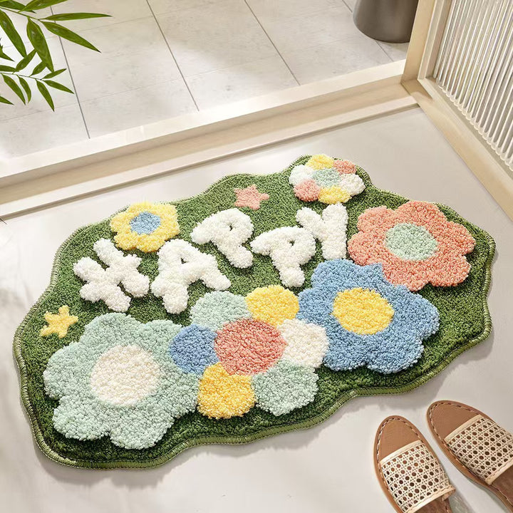 Florales dekoratives Teppich Karnz