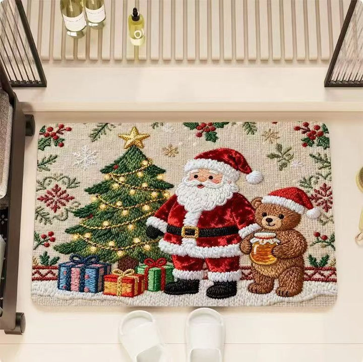 Launische holiday-themed Badematte