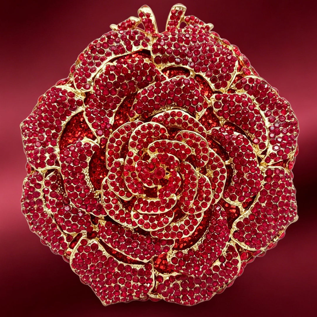 Blumen Rosenförmige Abendclutch