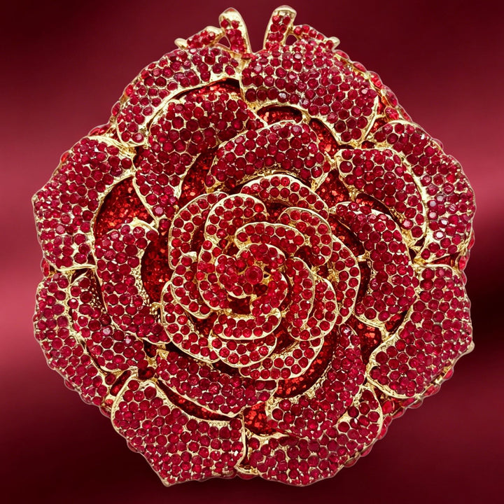 Blumen Rosenförmige Abendclutch