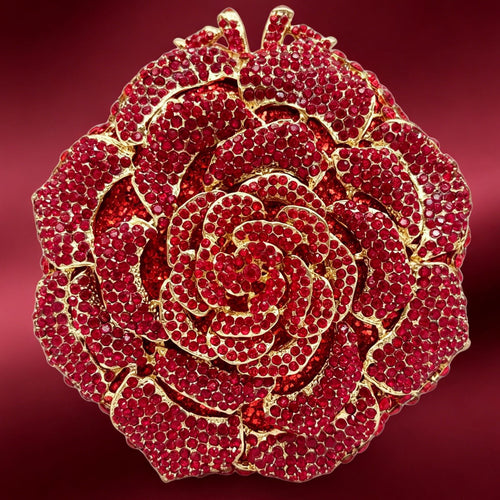 Blumen Rosenförmige Abendclutch