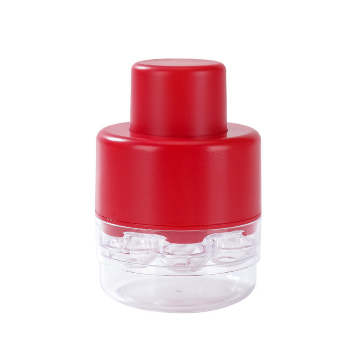 Push‑Down Herb and Garlic Chopper with Built‑In Stainless Blades