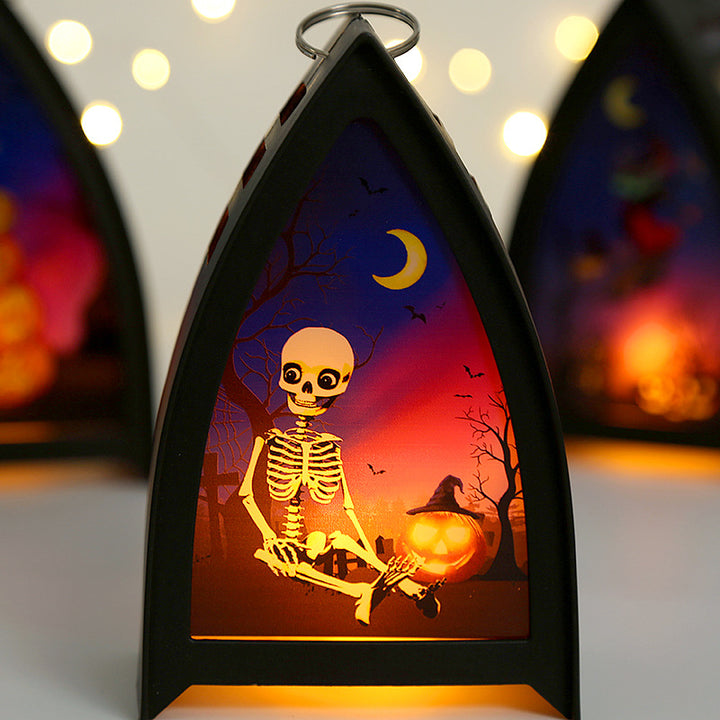 Gruselige Halloween Deko-Lampe