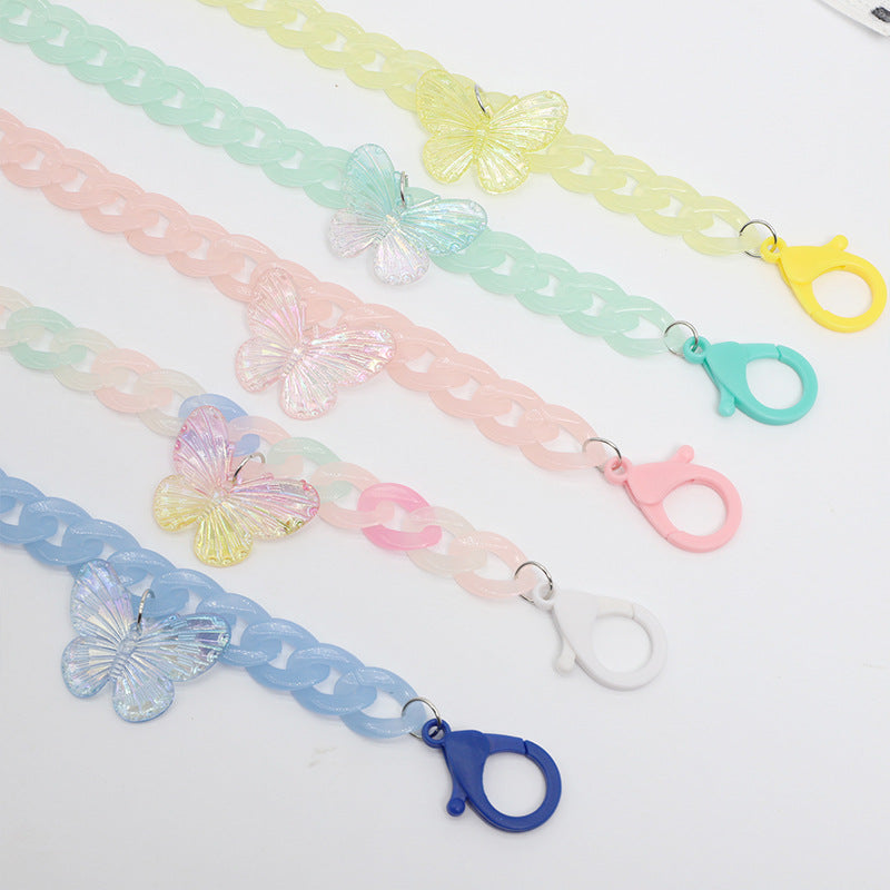 Dekorativer Schmetterlings-Brillen-Halsband Karnz