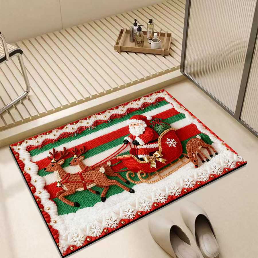 Weihnachtlich dekorative Bereichsmatte