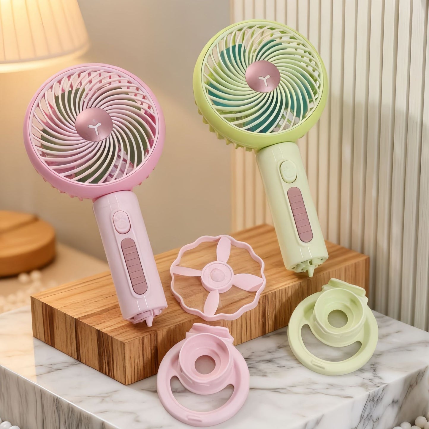 Damen Tragbarer Mini-Handventilator mit flexibler Neigungsverstellung Karnz