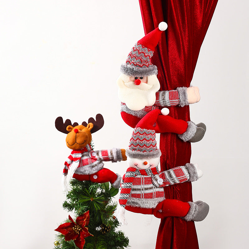 Weihnachtsmann Vorhang-Halter Karnz