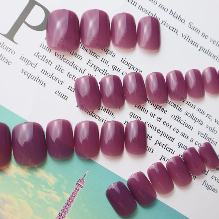 Glossy Press-On Nagelkunst mit elegantem Finish Karnz